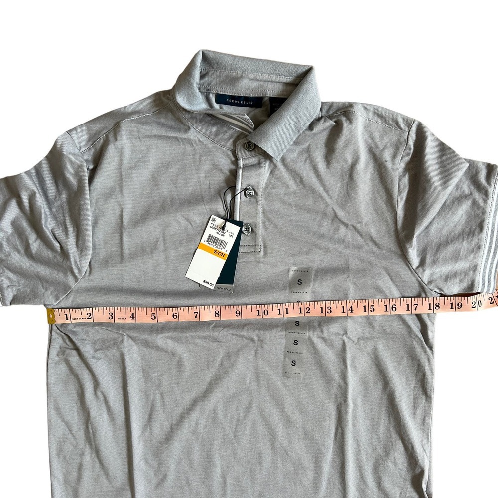 Perry Ellis ICON POLO in Alloy Size Small NWT - Picture 7 of 9